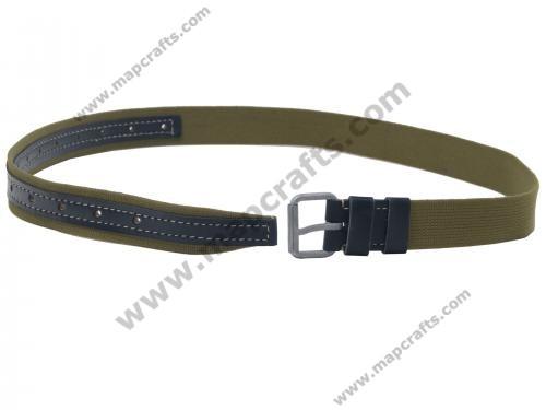 M1935 austerity pattern belt – black leather strap – repro