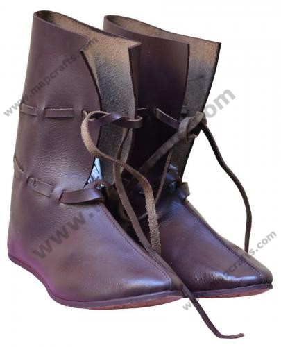 Medieval Leather Shoe Brown High Quality – MAP Crafts